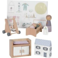 Little Dutch Chambre De Bébé Et Accessoires En Bois -Little Dutch chambre de bebe et accessoires en bois 3