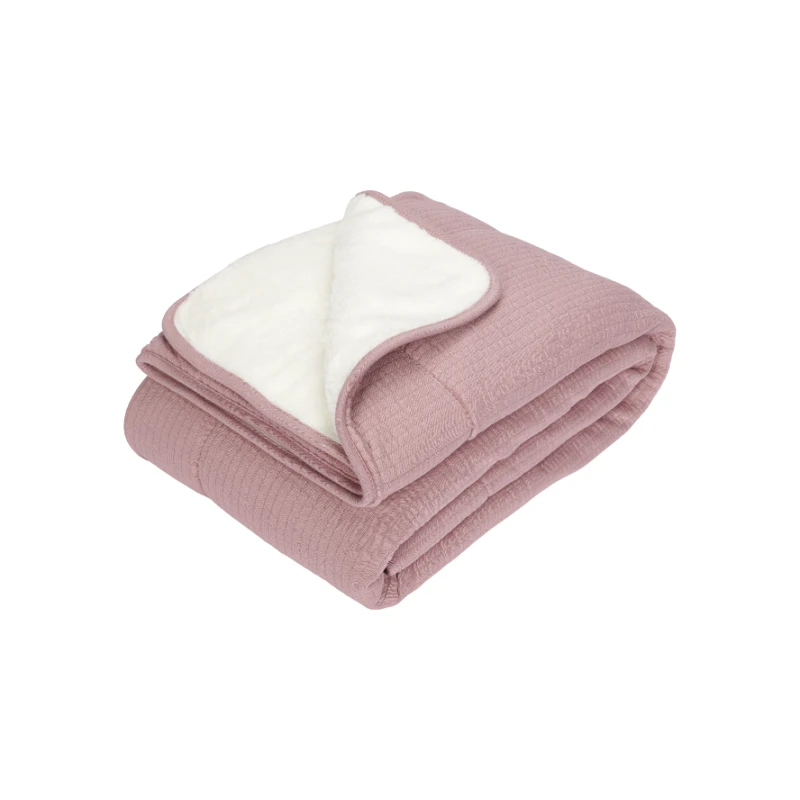 Couverture De Lit 100x140 LITTLE DUTCH Pure Mauve 3 Couverture De Lit 100x140 LITTLE DUTCH Pure Mauve