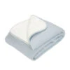Couverture De Lit Bebe 100x140 LITTLE DUTCH Pure Soft Blue 1 Couverture De Lit Bebe 100x140 LITTLE DUTCH Pure Soft Blue -Little Dutch couverture de lit bebe 100x140 little dutch pure soft blue