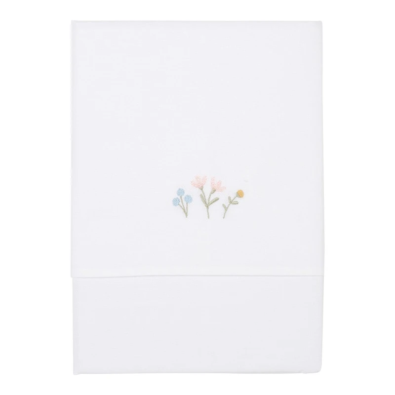 Drap De Lit Bébé Brodé LITTLE DUTCH Flowers & Butterflies 3 Drap De Lit Bébé Brodé LITTLE DUTCH Flowers & Butterflies