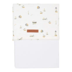 Drap De Lit Imprimé LITTLE DUTCH Sailors Bay Blanc