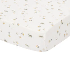 Drap-housse 70 X 140 Cm LITTLE DUTCH Sailors Bay Blanc