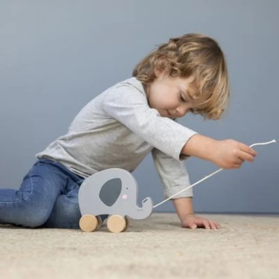 Little Dutch Eléphant En Bois à Tirer 4 Little Dutch Eléphant En Bois à Tirer – Image 2