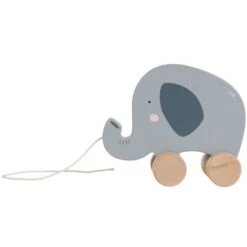 Little Dutch Eléphant En Bois à Tirer