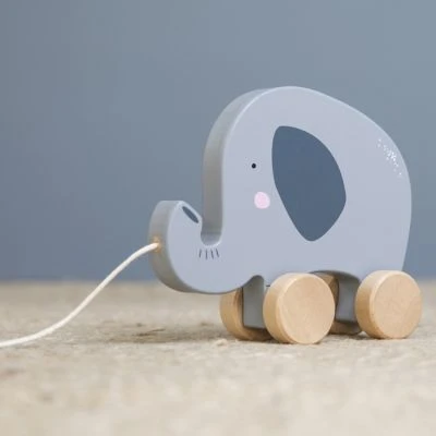 Little Dutch Eléphant En Bois à Tirer 6 Little Dutch Eléphant En Bois à Tirer – Image 4