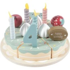 Little Dutch Gâteau D'anniversaire En Bois (26 Pièces) -Little Dutch gateau d anniversaire en bois 26 pieces 4