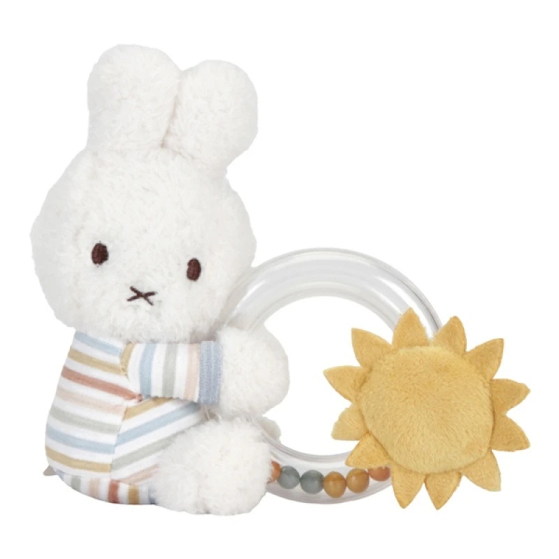Hochet Miffy Avec Anneau LITTLE DUTCH Vintage Sunny 3 Hochet Miffy Avec Anneau LITTLE DUTCH Vintage Sunny
