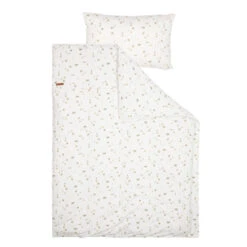 Housse De Couette + Taie Lit Bébé LITTLE DUTCH Sailors Bay Blanc
