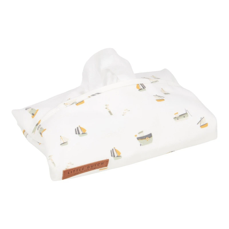 Housse Pour Lingettes LITTLE DUTCH Sailors Bay Blanc 3 Housse Pour Lingettes LITTLE DUTCH Sailors Bay Blanc