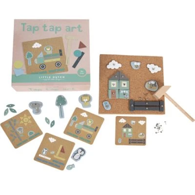 Little Dutch Jeu De Formes à Clouer Pure & Nature 3 Little Dutch Jeu De Formes à Clouer Pure & Nature