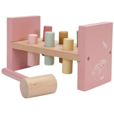 Little Dutch Jeu De Marteau En Bois Wild Flowers 4 Little Dutch Jeu De Marteau En Bois Wild Flowers – Image 2