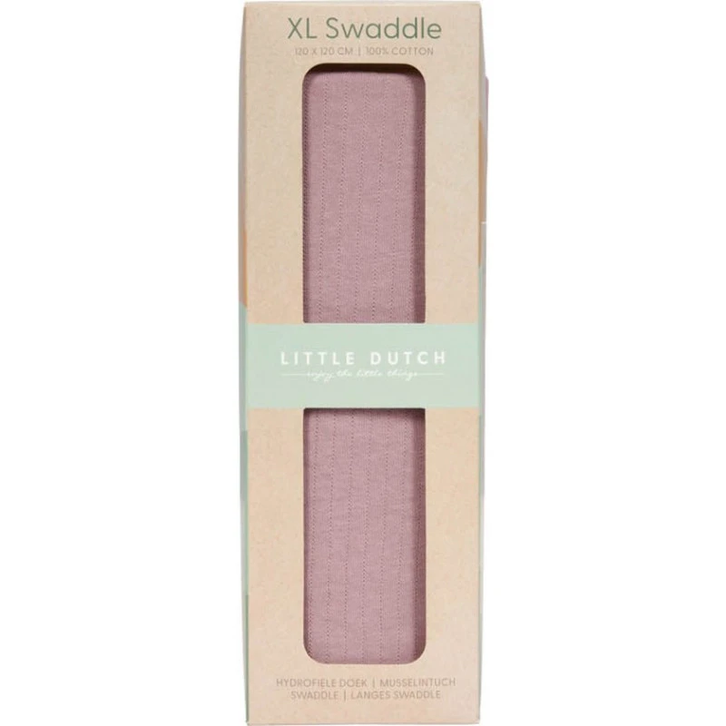 Lange 120x120 LITTLE DUTCH Pure Mauve 3 Lange 120x120 LITTLE DUTCH Pure Mauve