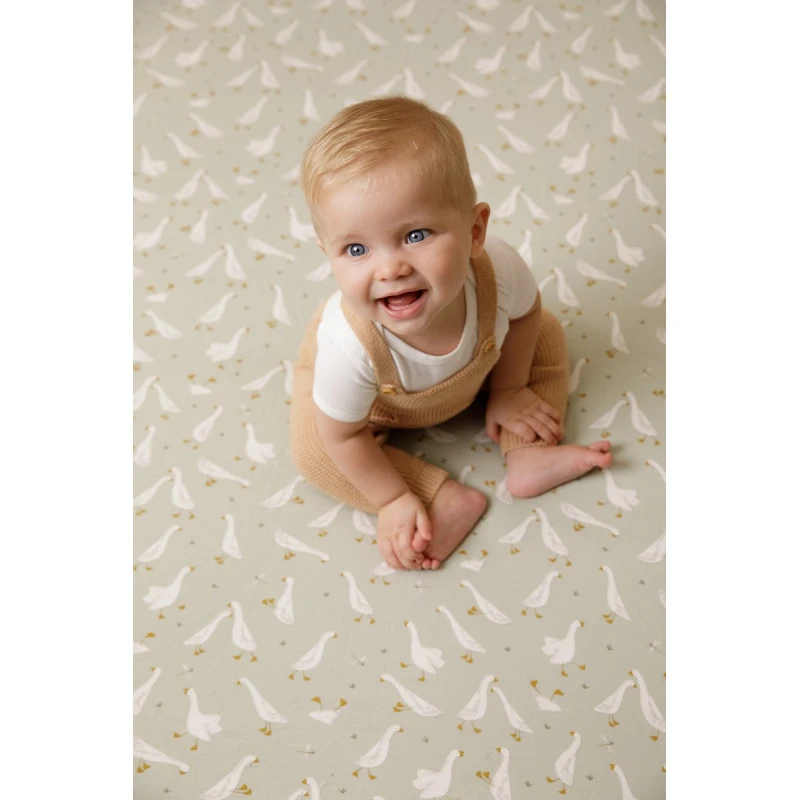 Drap Housse 60x120 LITTLE DUTCH Little Goose 4 Drap Housse 60x120 LITTLE DUTCH Little Goose – Image 2