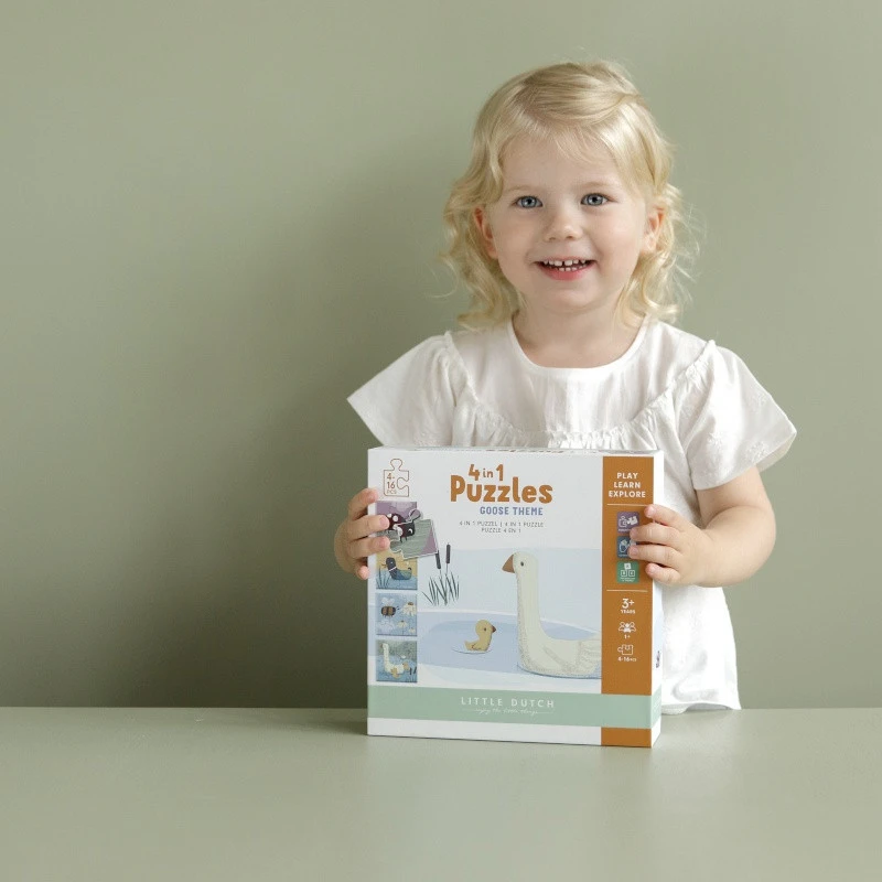 Puzzle 4 En 1 LITTLE DUTCH Little Goose 14 Puzzle 4 En 1 LITTLE DUTCH Little Goose – Image 12