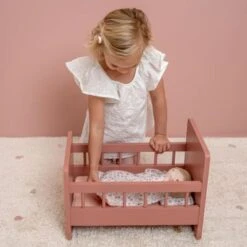 Little Dutch Lit Pour Poupée En Bois Flowers & Butterflies -Little Dutch lit pour poupee en bois flowers butterflies 5
