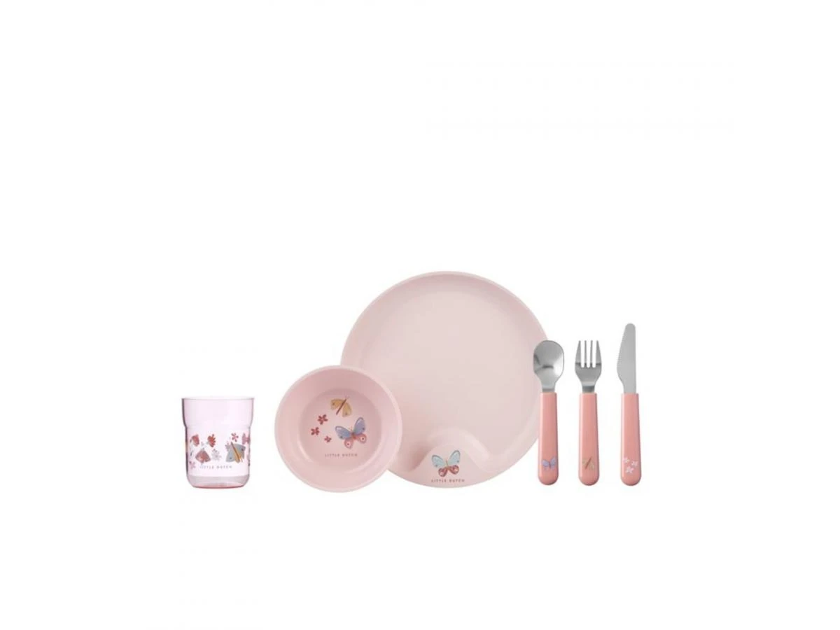 Little Dutch 108041065243 - Coffret Repas Enfant Mio 6 Pcs - Flowers & Butterflies 3 Little Dutch 108041065243 - Coffret Repas Enfant Mio 6 Pcs - Flowers & Butterflies