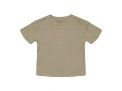 Little Dutch CL12913614 - T-shirt Manches Courtes Olive - 80