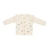 Little Dutch CL25392301 - Cardigan En Tricot Avec Broderie Soft White- 62