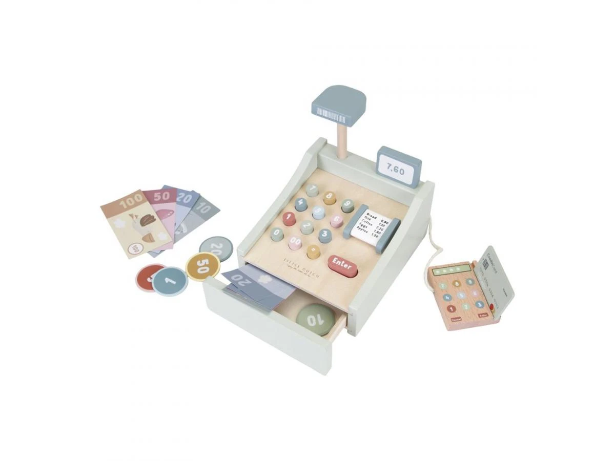 Little Dutch LD7082 - Caisse Enregistreuse En Bois FSC 6 Little Dutch LD7082 - Caisse Enregistreuse En Bois FSC – Image 4