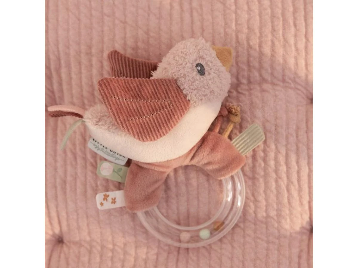 Little Dutch LD8714 - Hochet Anneau Oiseau - Flowers & Butterflies 4 Little Dutch LD8714 - Hochet Anneau Oiseau - Flowers & Butterflies – Image 2