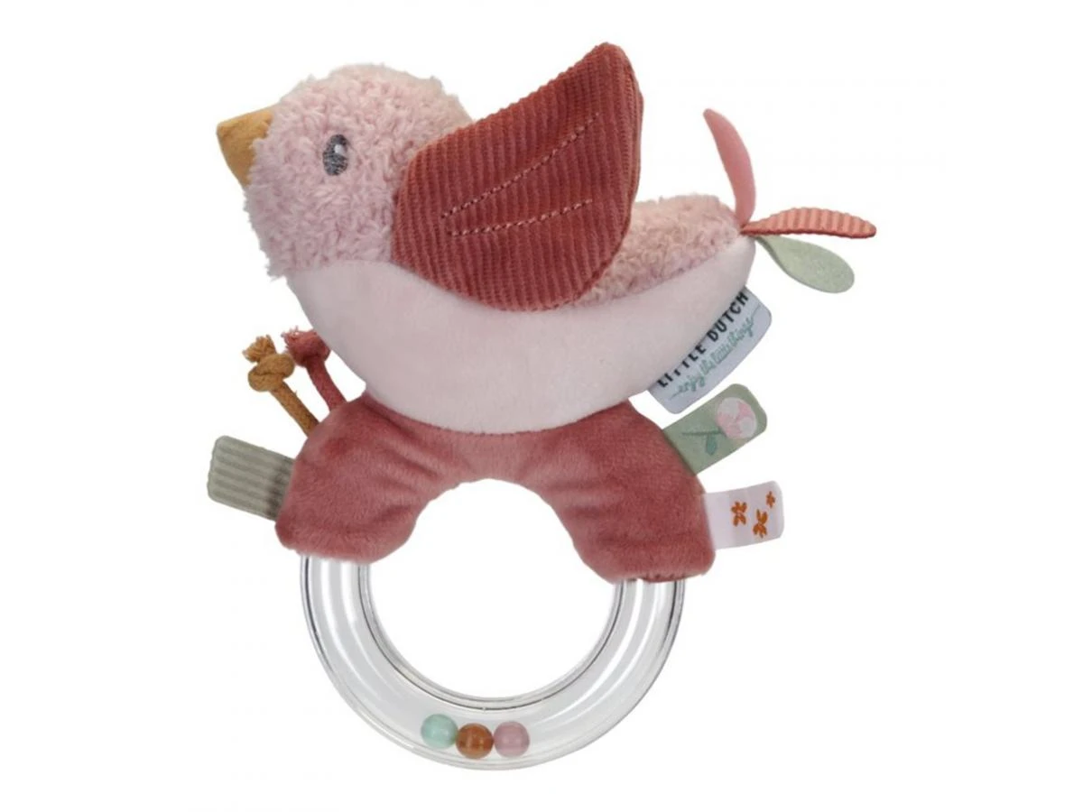 Little Dutch LD8714 - Hochet Anneau Oiseau - Flowers & Butterflies 3 Little Dutch LD8714 - Hochet Anneau Oiseau - Flowers & Butterflies