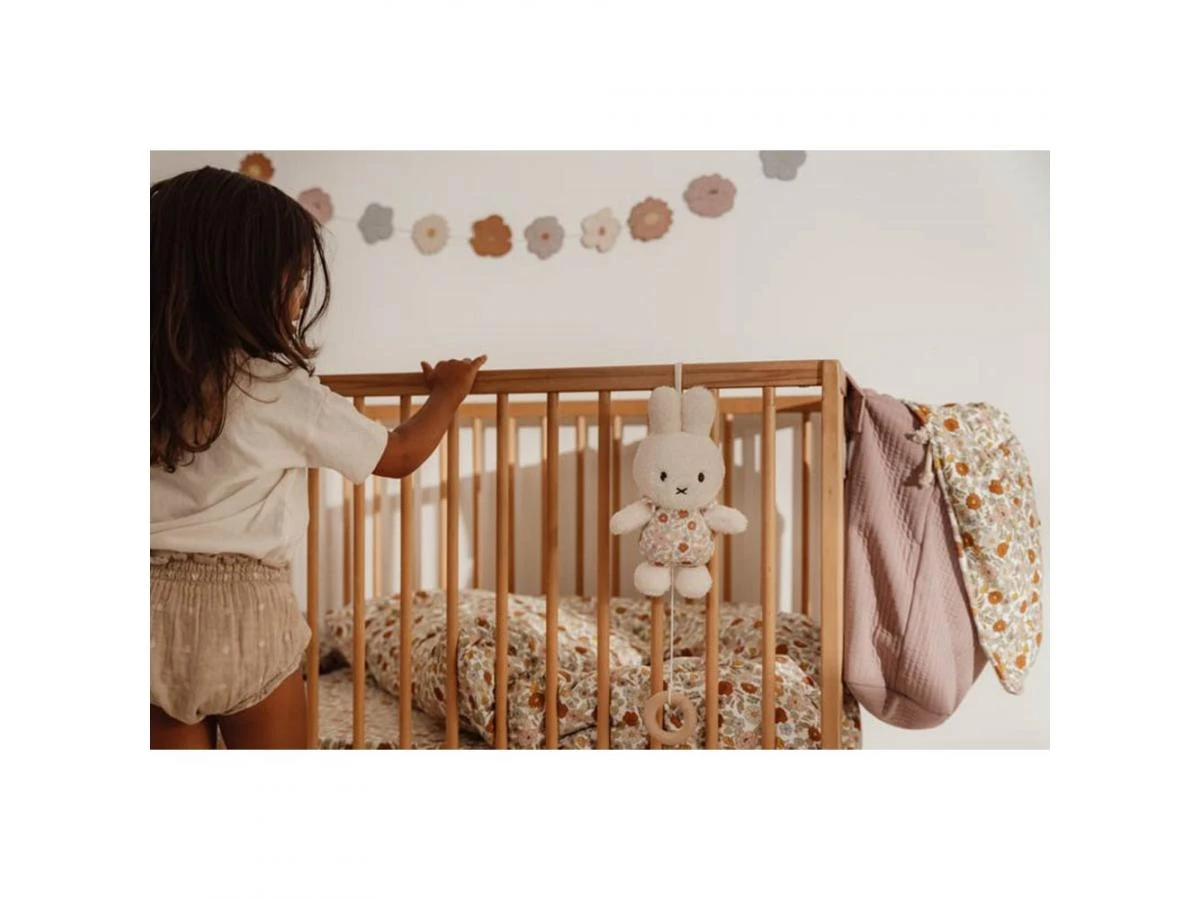 Little Dutch NIJN754 - Boite à Musique Miffy - Vintage Flowers 6 Little Dutch NIJN754 - Boite à Musique Miffy - Vintage Flowers – Image 4