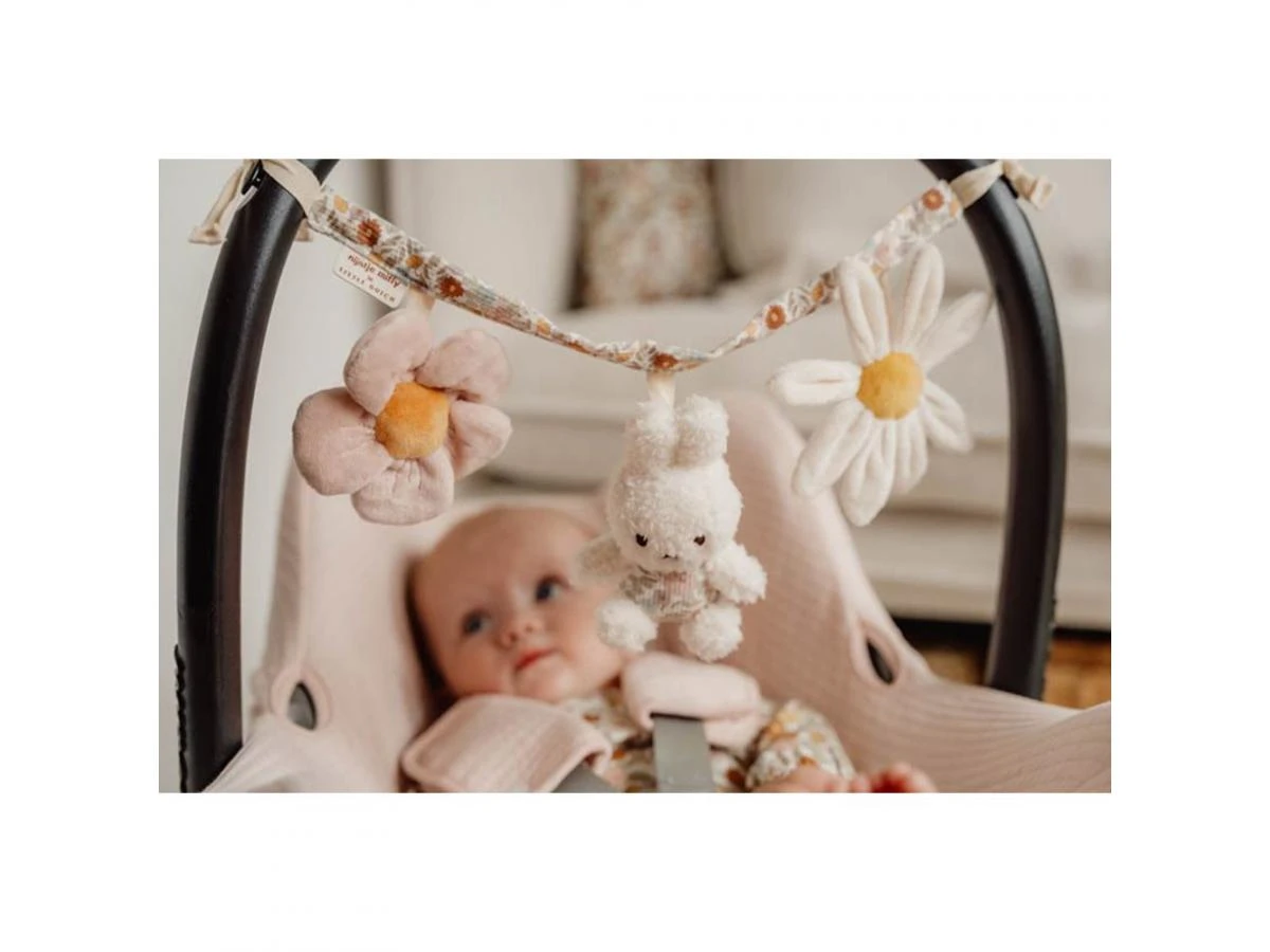 Little Dutch NIJN767 - Chaine D'activités Pour Poussette Miffy - Vintage Flowers 8 Little Dutch NIJN767 - Chaine D'activités Pour Poussette Miffy - Vintage Flowers – Image 6