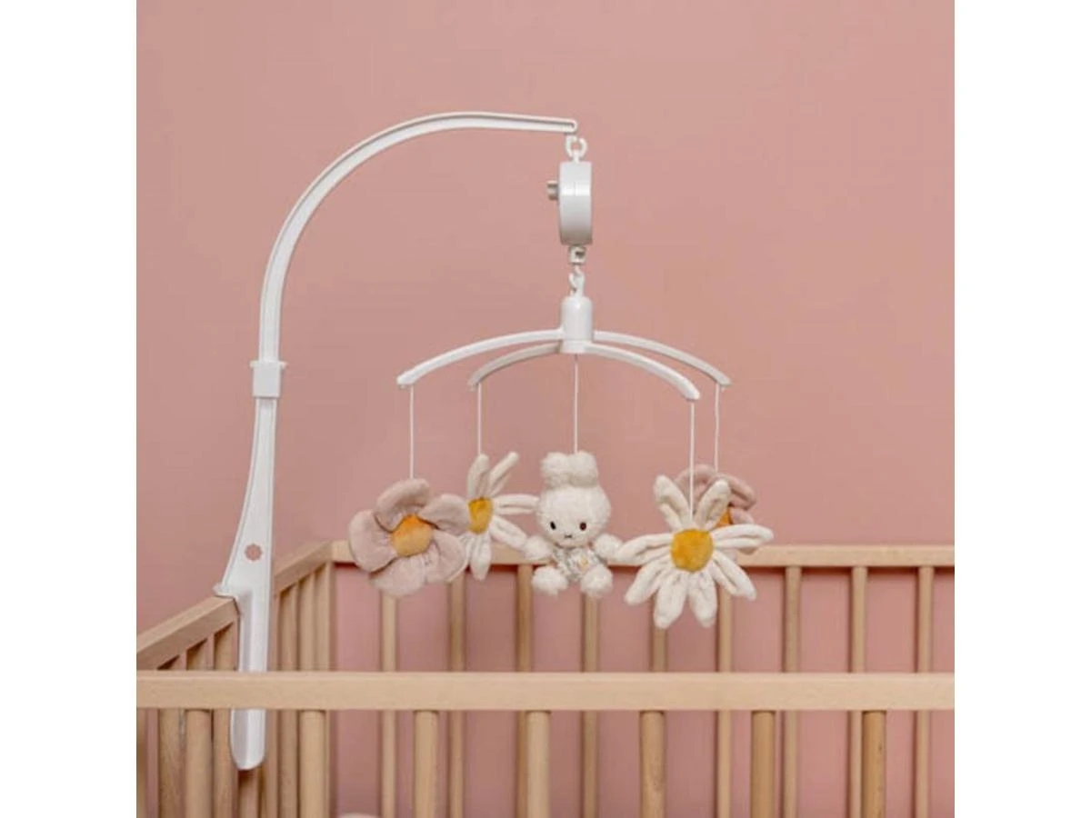 Little Dutch NIJN771 - Mobile Musicale Miffy - Vintage Flowers 4 Little Dutch NIJN771 - Mobile Musicale Miffy - Vintage Flowers – Image 2