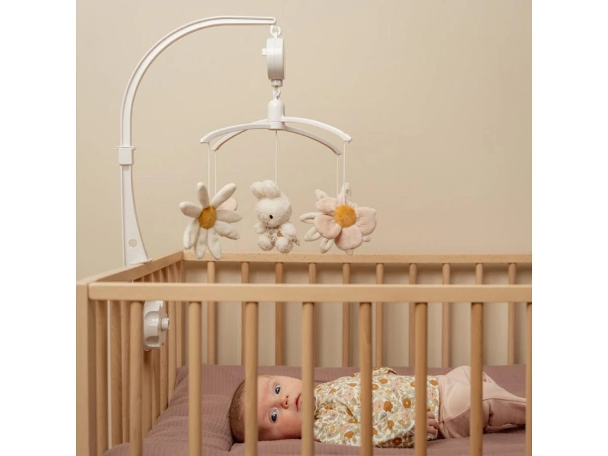 Little Dutch NIJN771 - Mobile Musicale Miffy - Vintage Flowers 5 Little Dutch NIJN771 - Mobile Musicale Miffy - Vintage Flowers – Image 3