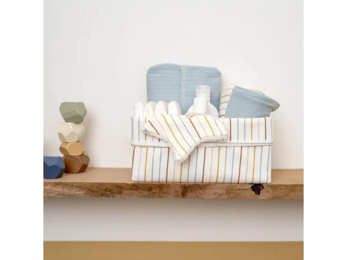 Little Dutch TE30502002 - Panier De Commode Grand Modèle - Vintage Sunny Stripes 4 Little Dutch TE30502002 - Panier De Commode Grand Modèle - Vintage Sunny Stripes – Image 2