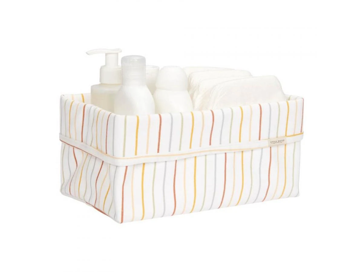 Little Dutch TE30502002 - Panier De Commode Grand Modèle - Vintage Sunny Stripes 3 Little Dutch TE30502002 - Panier De Commode Grand Modèle - Vintage Sunny Stripes