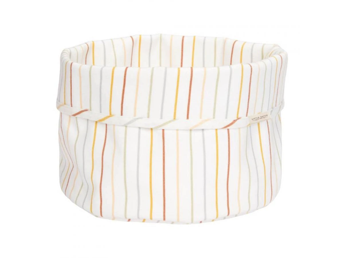 Little Dutch TE30602002 - Panier De Commode Rond Vintage Sunny Stripes 6 Little Dutch TE30602002 - Panier De Commode Rond Vintage Sunny Stripes – Image 4