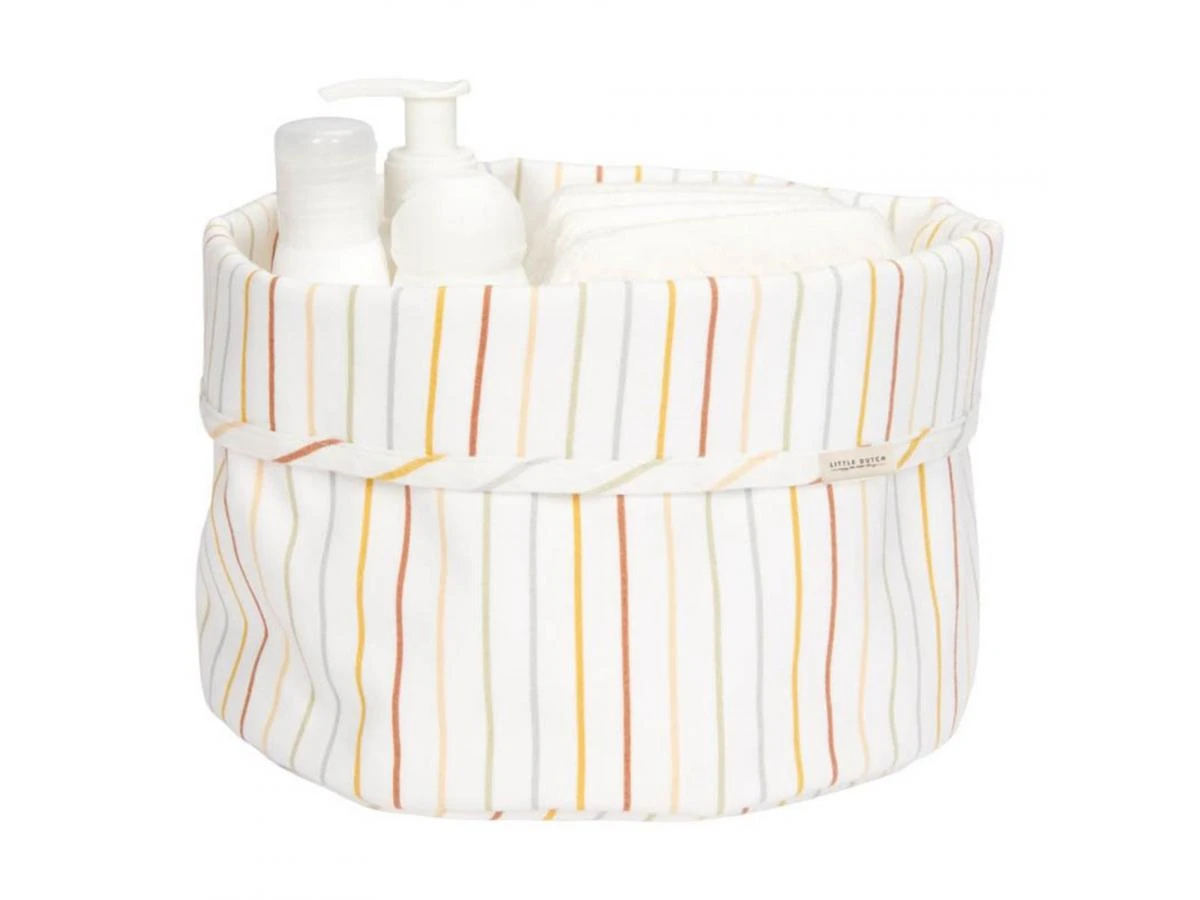Little Dutch TE30602002 - Panier De Commode Rond Vintage Sunny Stripes 3 Little Dutch TE30602002 - Panier De Commode Rond Vintage Sunny Stripes