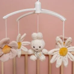 Little Dutch Mobile Musical Lapin Miffy Vintage Flowers -Little Dutch mobile musical lapin miffy vintage flowers 3
