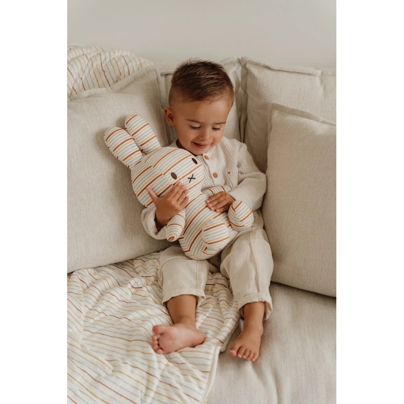 Peluche Miffy 35 Cm LITTLE DUTCH Vintage Sunny Stripes All Over 5 Peluche Miffy 35 Cm LITTLE DUTCH Vintage Sunny Stripes All Over – Image 3