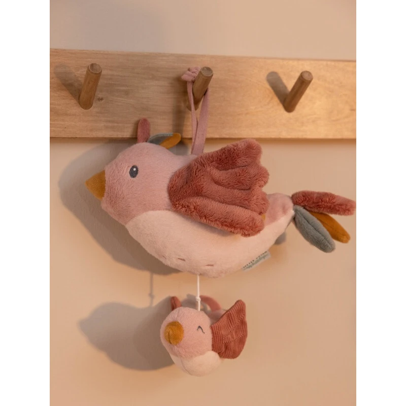 Peluche Musicale Oiseaux LITTLE DUTCH Rose Flowers & Butterflies 5 Peluche Musicale Oiseaux LITTLE DUTCH Rose Flowers & Butterflies – Image 3