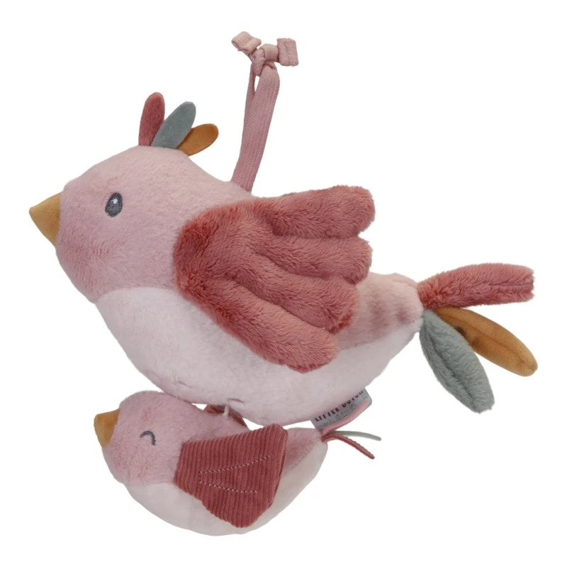 Peluche Musicale Oiseaux LITTLE DUTCH Rose Flowers & Butterflies 3 Peluche Musicale Oiseaux LITTLE DUTCH Rose Flowers & Butterflies
