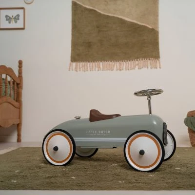 Little Dutch Porteur Voiture Retro Roller Olive 7 Little Dutch Porteur Voiture Retro Roller Olive – Image 5