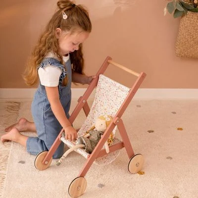 Little Dutch Poussette Pour Poupée Flowers & Butterflies 6 Little Dutch Poussette Pour Poupée Flowers & Butterflies – Image 4