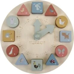 Little Dutch Puzzle Horloge En Bois Little Goose