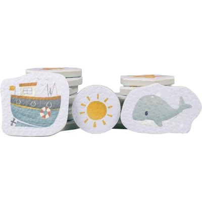 Little Dutch Stickers De Bain En Mousse Sailors Bay (18 Pièces) 4 Little Dutch Stickers De Bain En Mousse Sailors Bay (18 Pièces) – Image 3