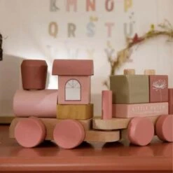 Little Dutch Train à Blocs Flowers -Little Dutch train a blocs flowers 5