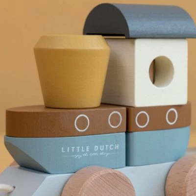 Little Dutch Train De Construction Sailors Bay (17 Pièces) 5 Little Dutch Train De Construction Sailors Bay (17 Pièces) – Image 3