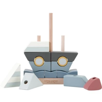 Little Dutch Voilier En Bois à Empiler 4 Little Dutch Voilier En Bois à Empiler – Image 2