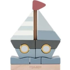 Little Dutch Voilier En Bois à Empiler