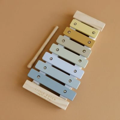 Little Dutch Xylophone En Bois Blue 4 Little Dutch Xylophone En Bois Blue – Image 2